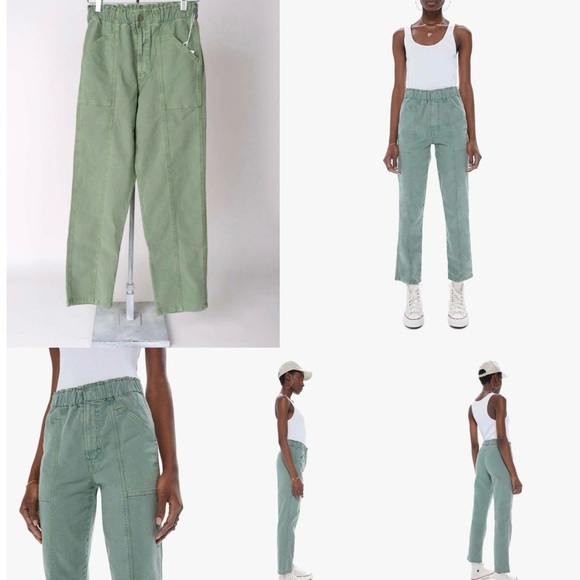 MOTHERThe Springy Ankle Pant in Green24